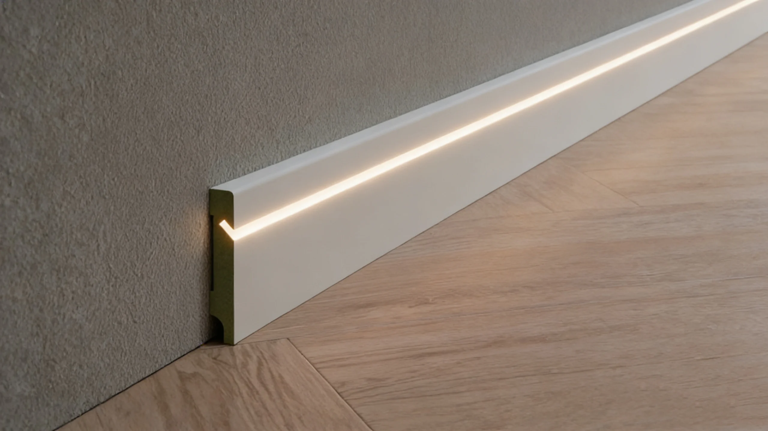 Плинтус из полистирола для LED ленты, 2400x100x19 мм 15-852